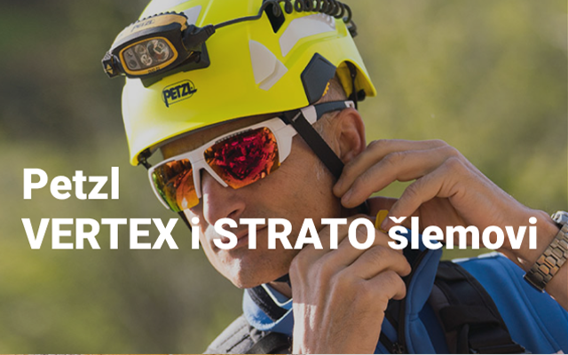 Petzl Srbija vertex i strato šlemovi